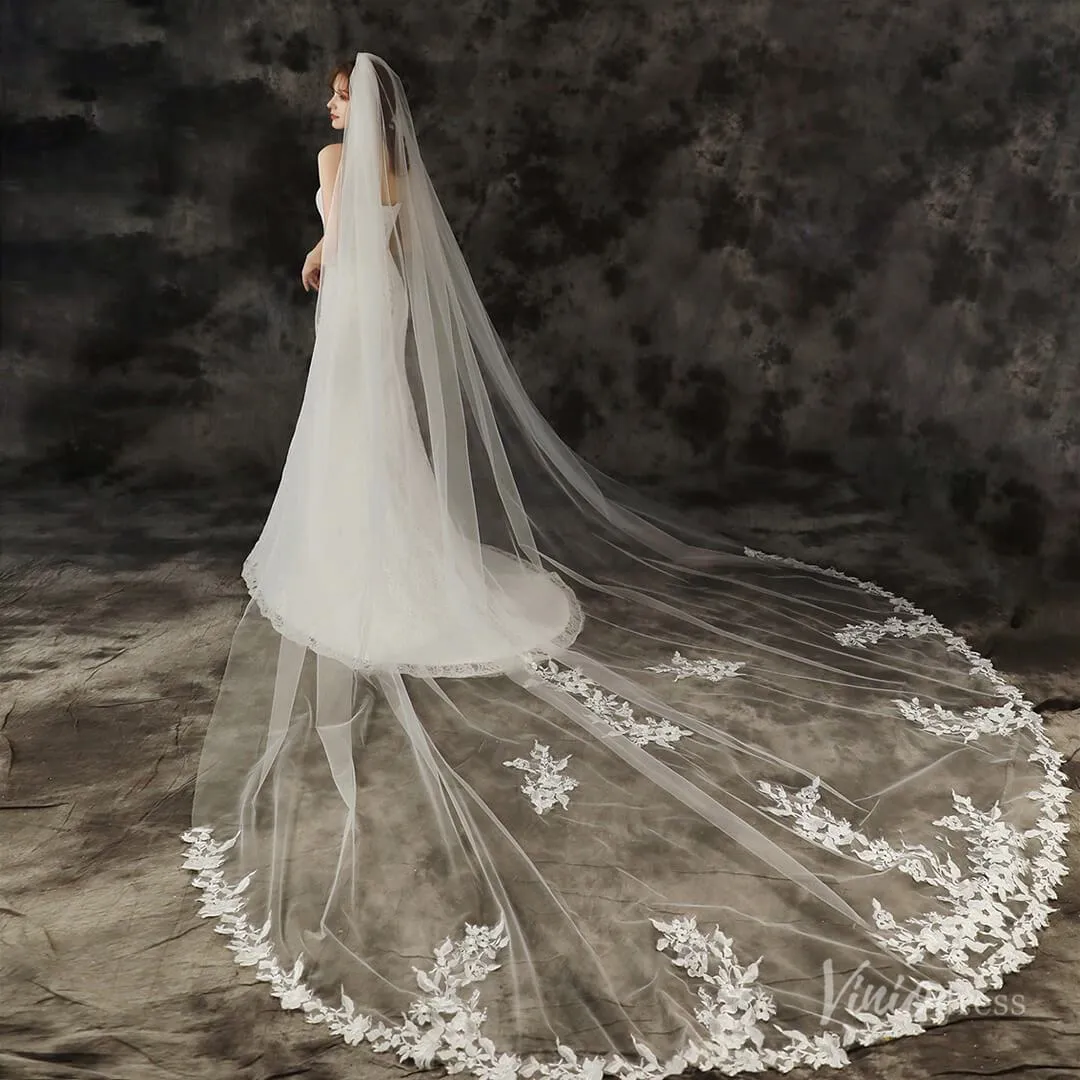 1 Tier Cathedral Veil Viniodress TS1910