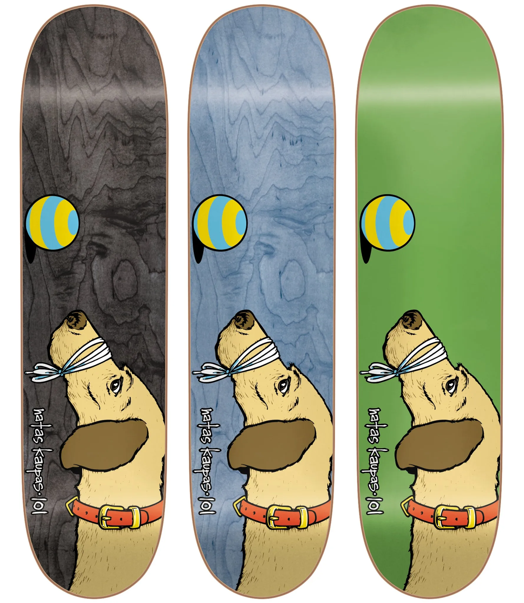 101 Natas Dogs SP Skateboard Deck 7.9