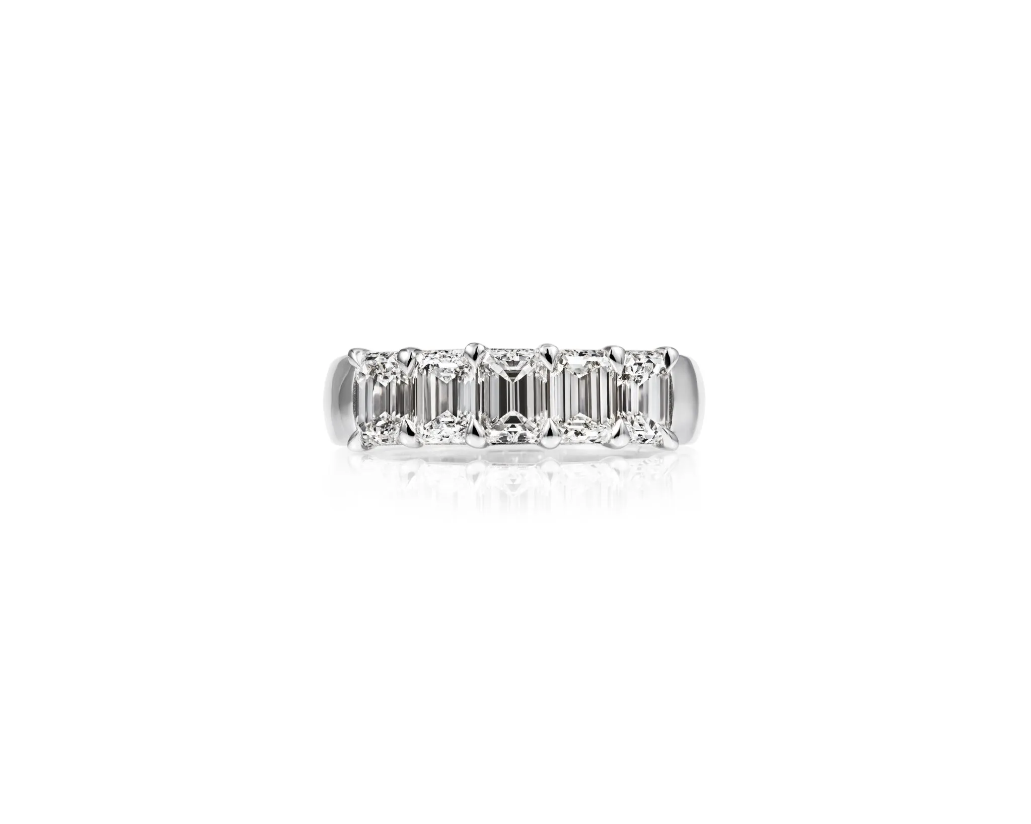 2.03ct Emerald Cut Diamond Ring