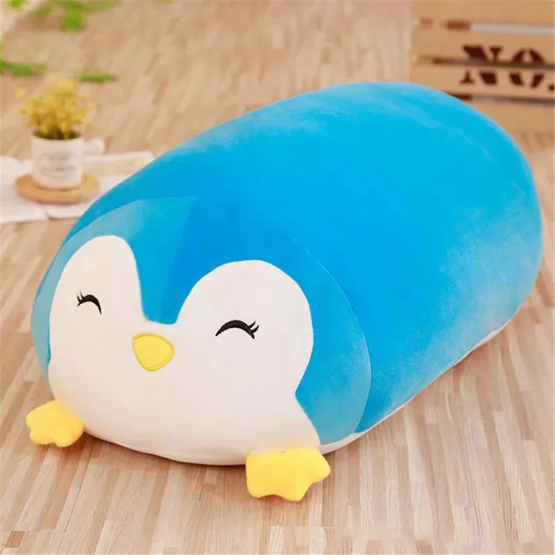 28-90cm Soft Animal Kawaii Pillows Cushion Cute Fat Dog Cat Penguin Pig Frog Plush Toy Stuffed Lovely Kids Birthyday Gift