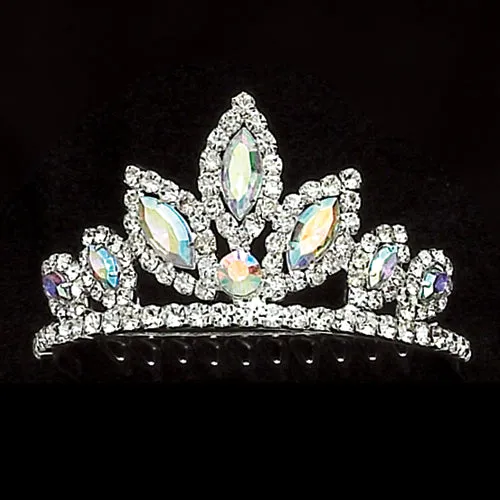 2803 Rhinestone with Color Tiara