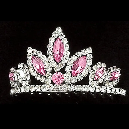 2803 Rhinestone with Color Tiara