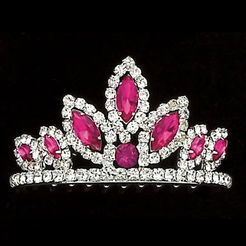 2803 Rhinestone with Color Tiara