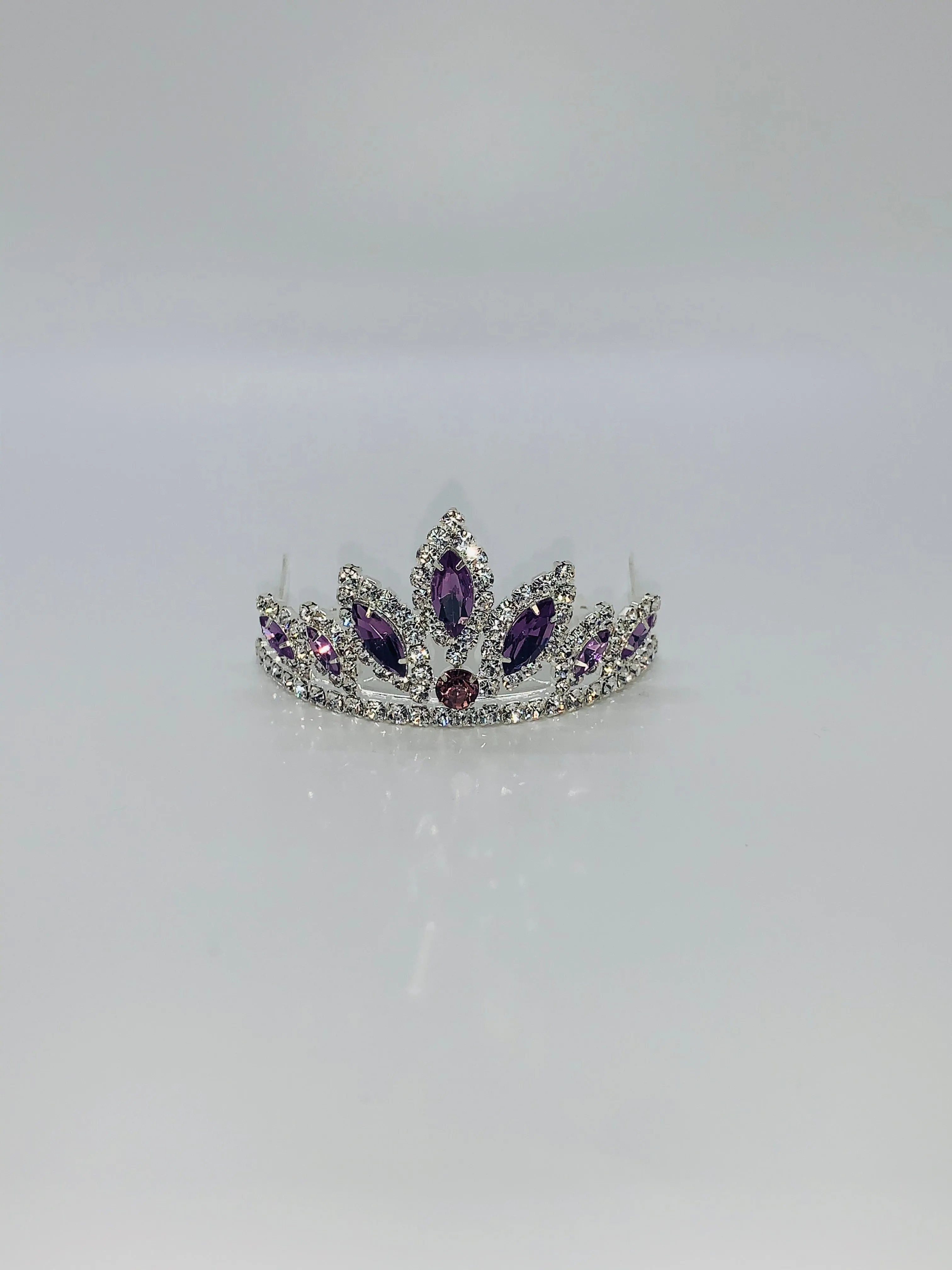 2803 Rhinestone with Color Tiara