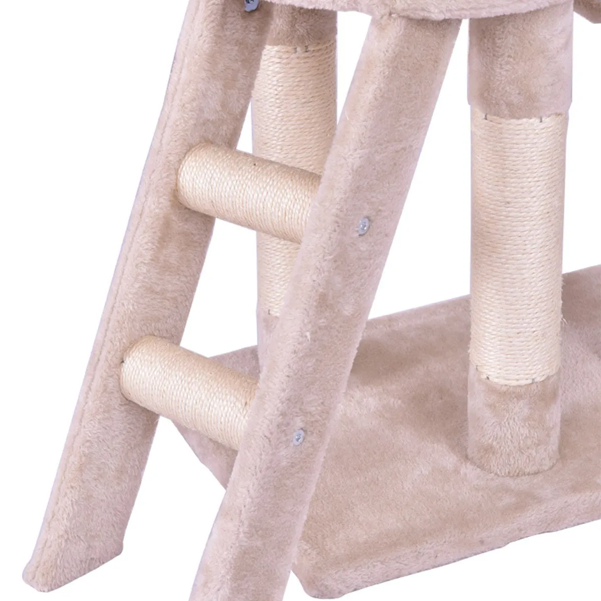 56" Cat Tree Scratching Posts - Beige