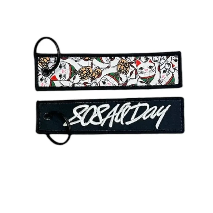 808ALLDAY Lucky Cat Mash Up Flight Tag