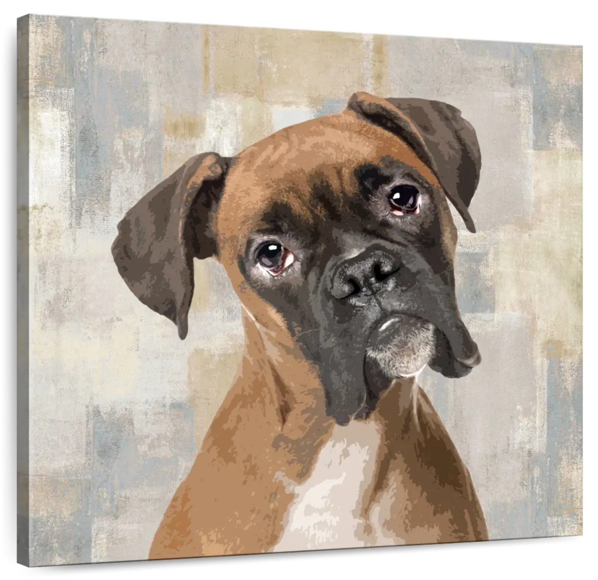 A Boxer Portrait Wall Art