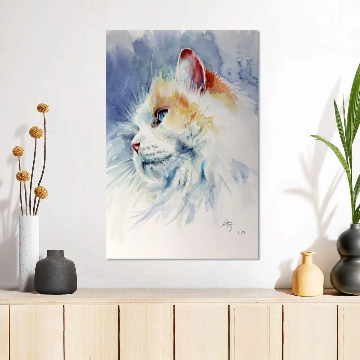 A Cat Portrait II Wall Art