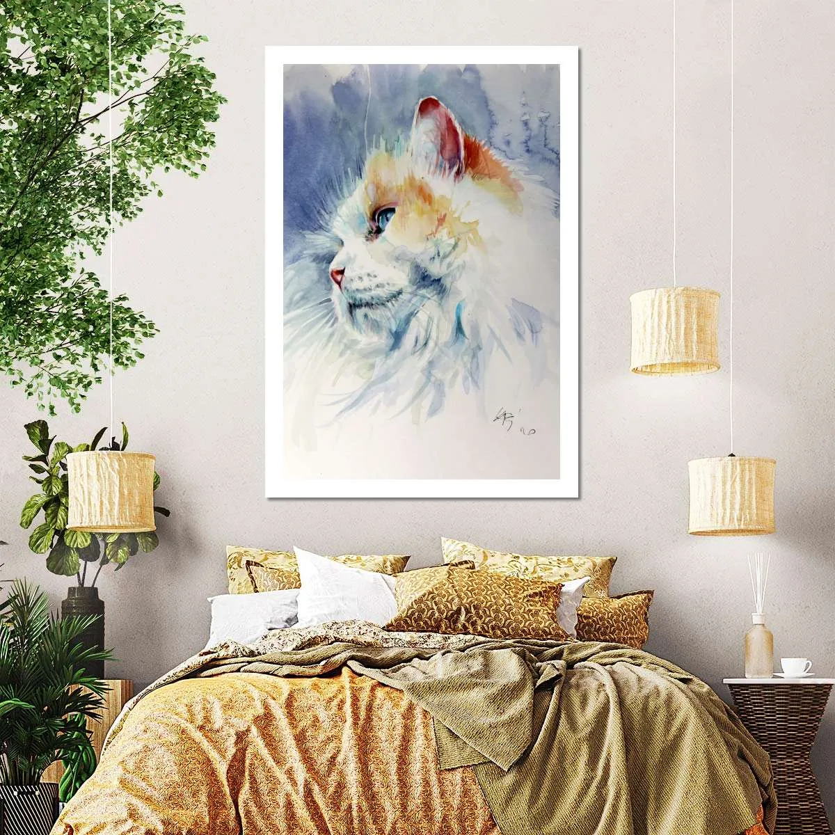 A Cat Portrait II Wall Art