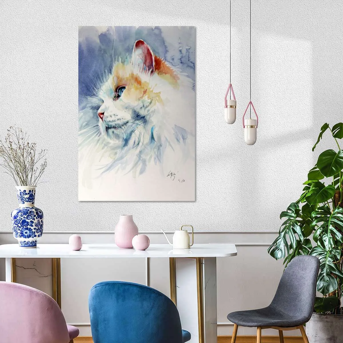 A Cat Portrait II Wall Art