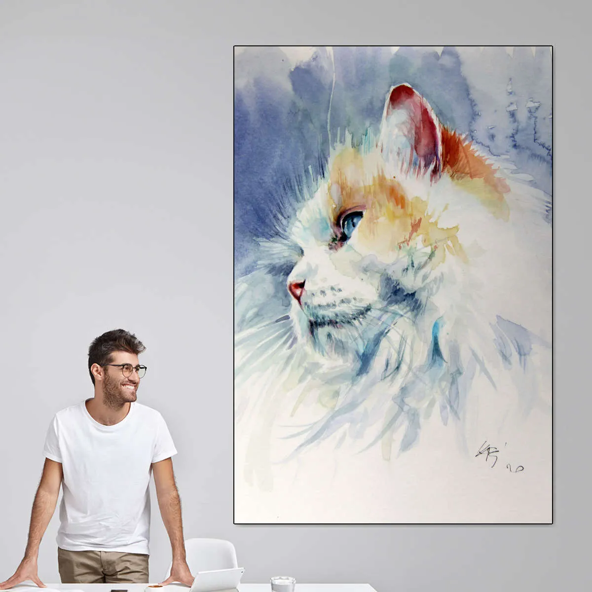 A Cat Portrait II Wall Art