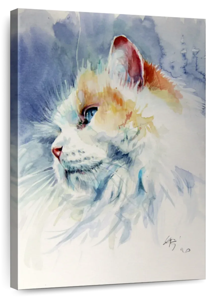 A Cat Portrait II Wall Art