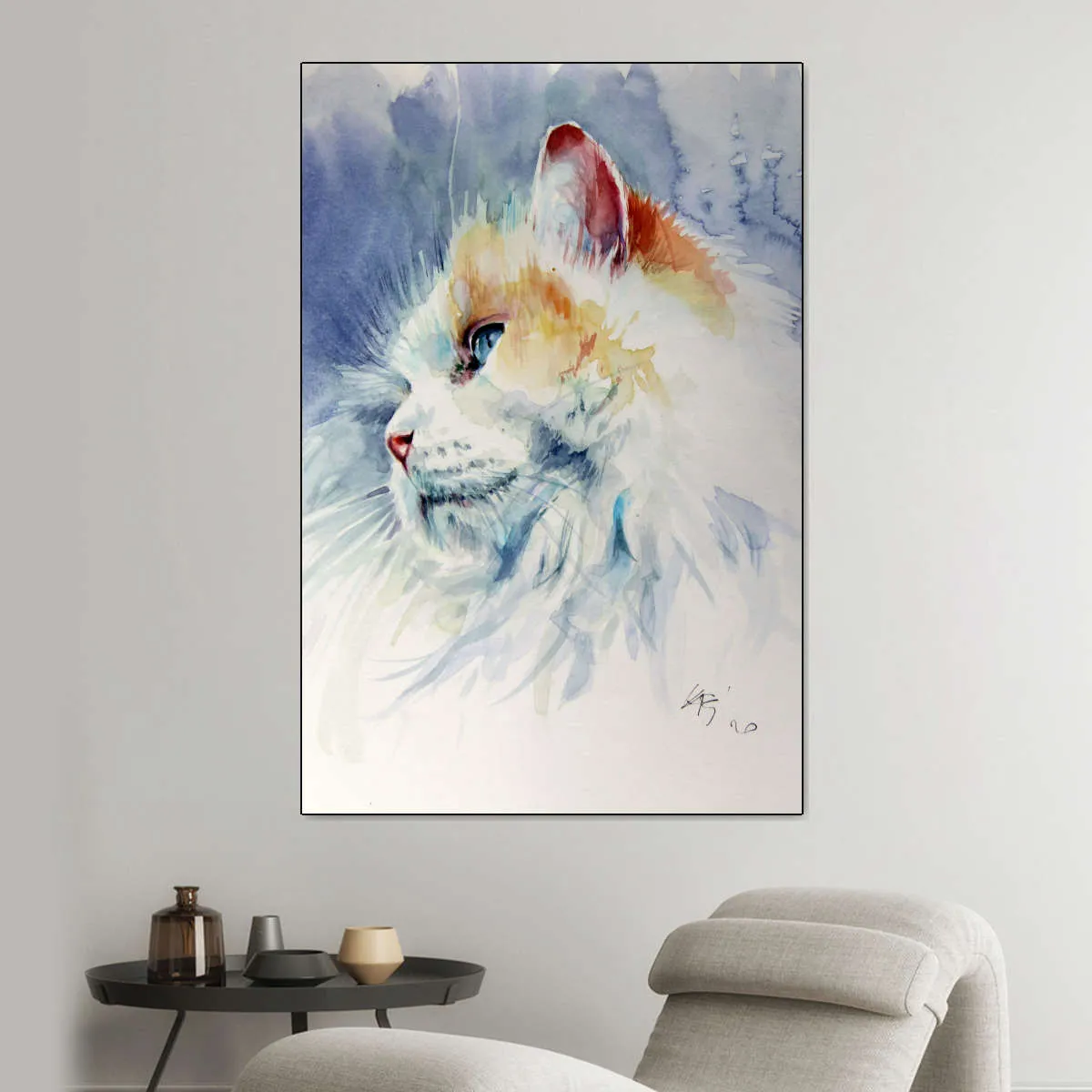 A Cat Portrait II Wall Art