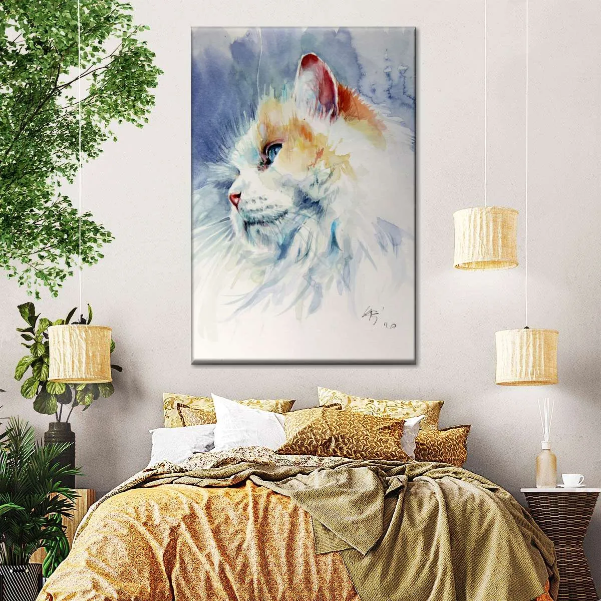 A Cat Portrait II Wall Art