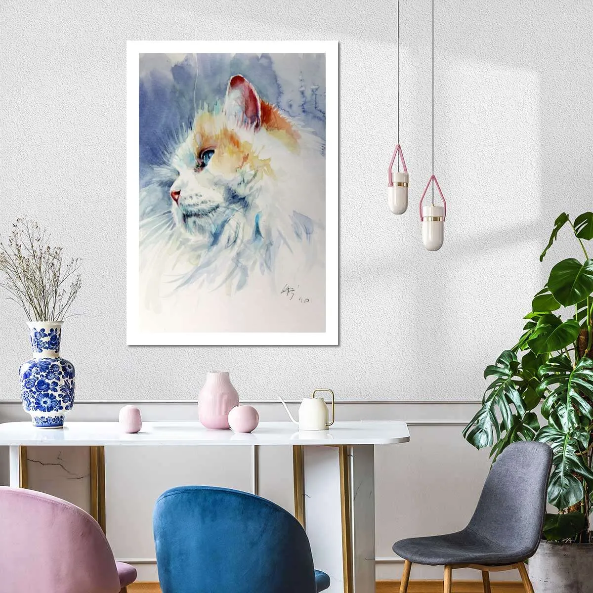 A Cat Portrait II Wall Art