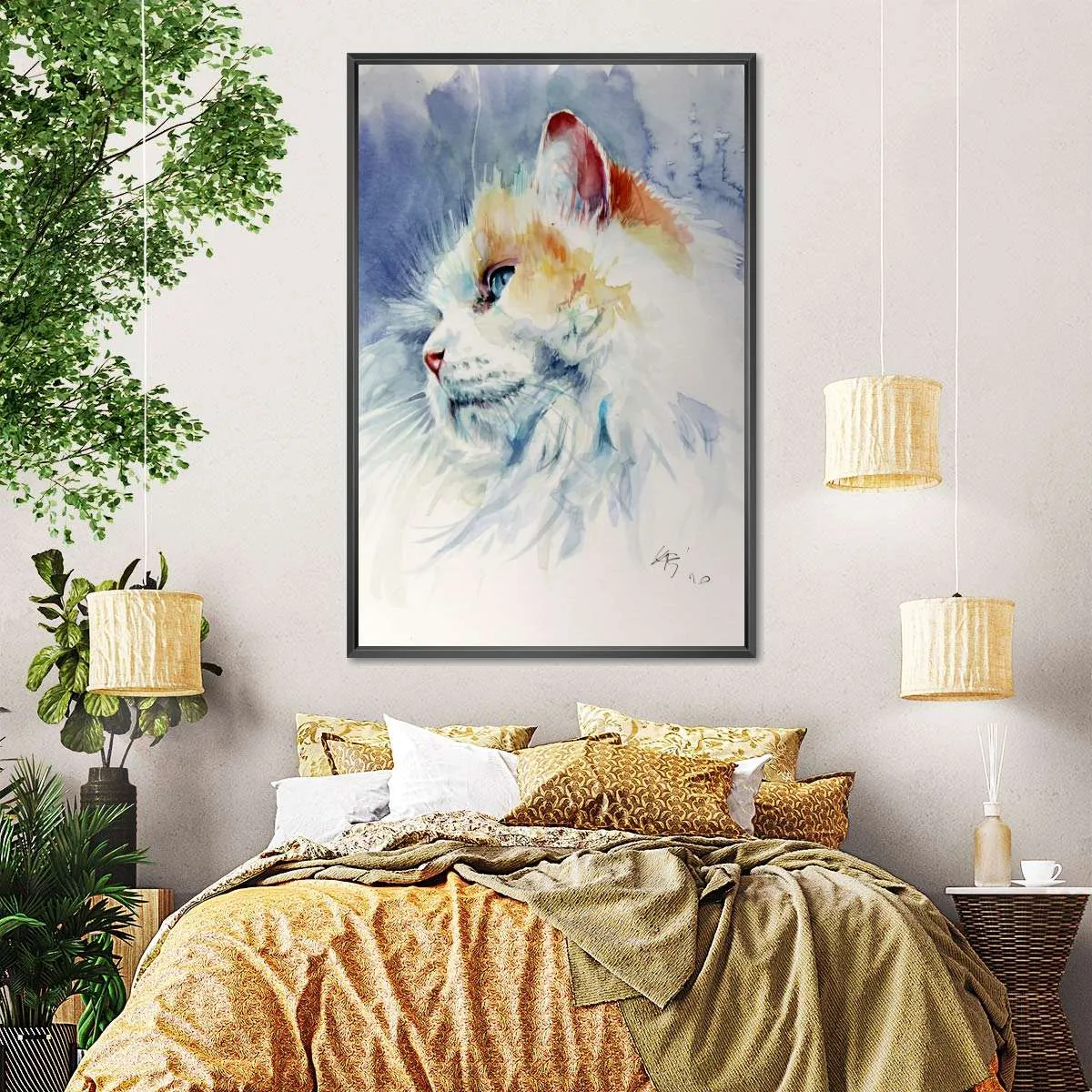 A Cat Portrait II Wall Art