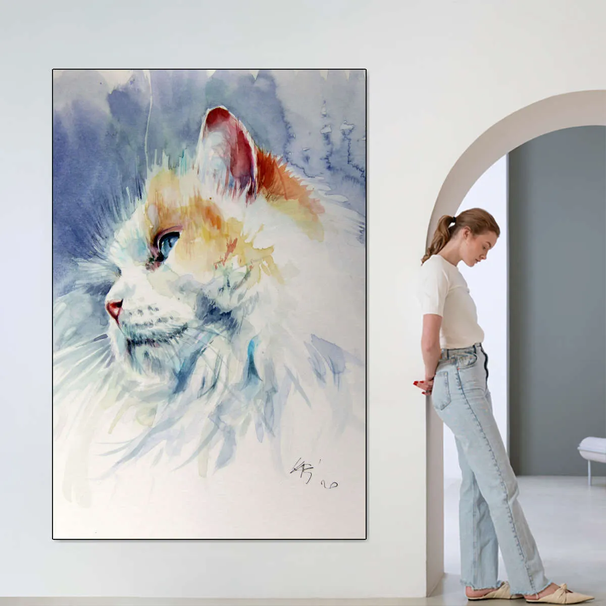 A Cat Portrait II Wall Art