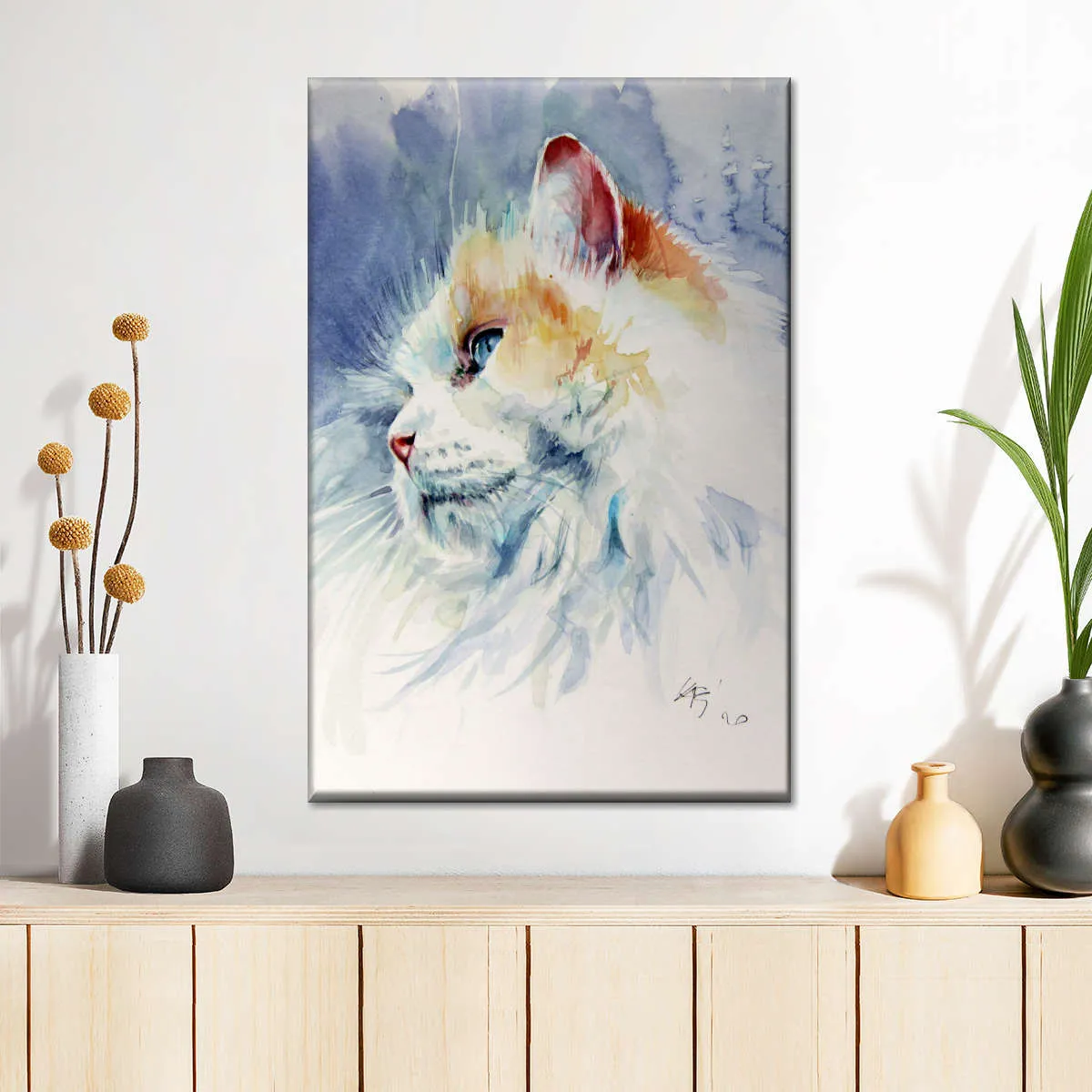 A Cat Portrait II Wall Art