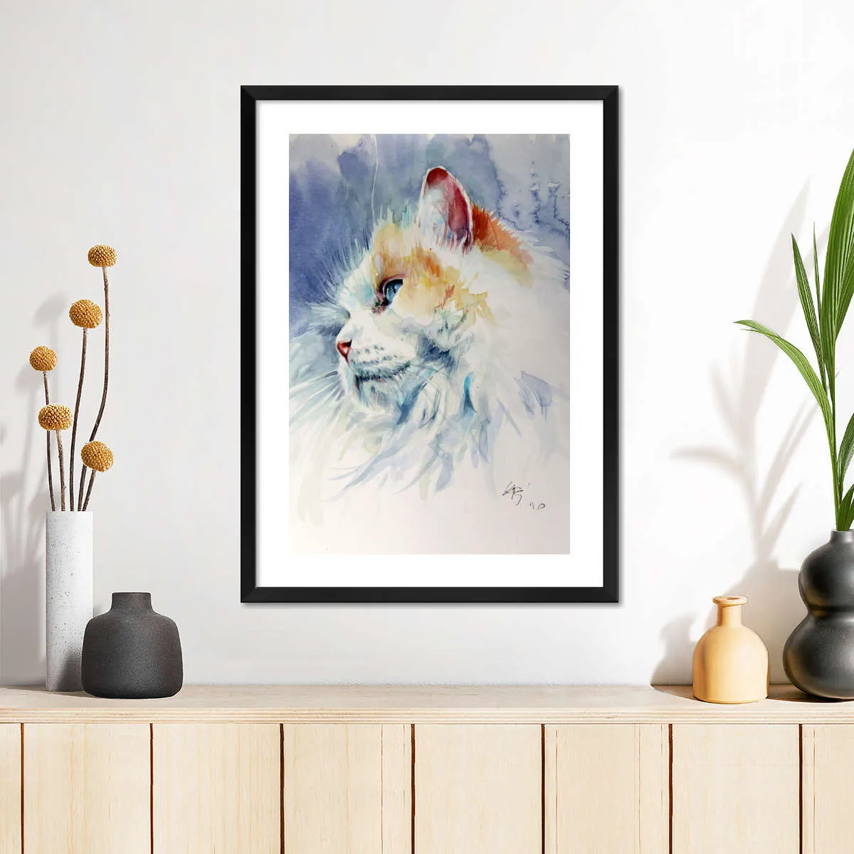 A Cat Portrait II Wall Art