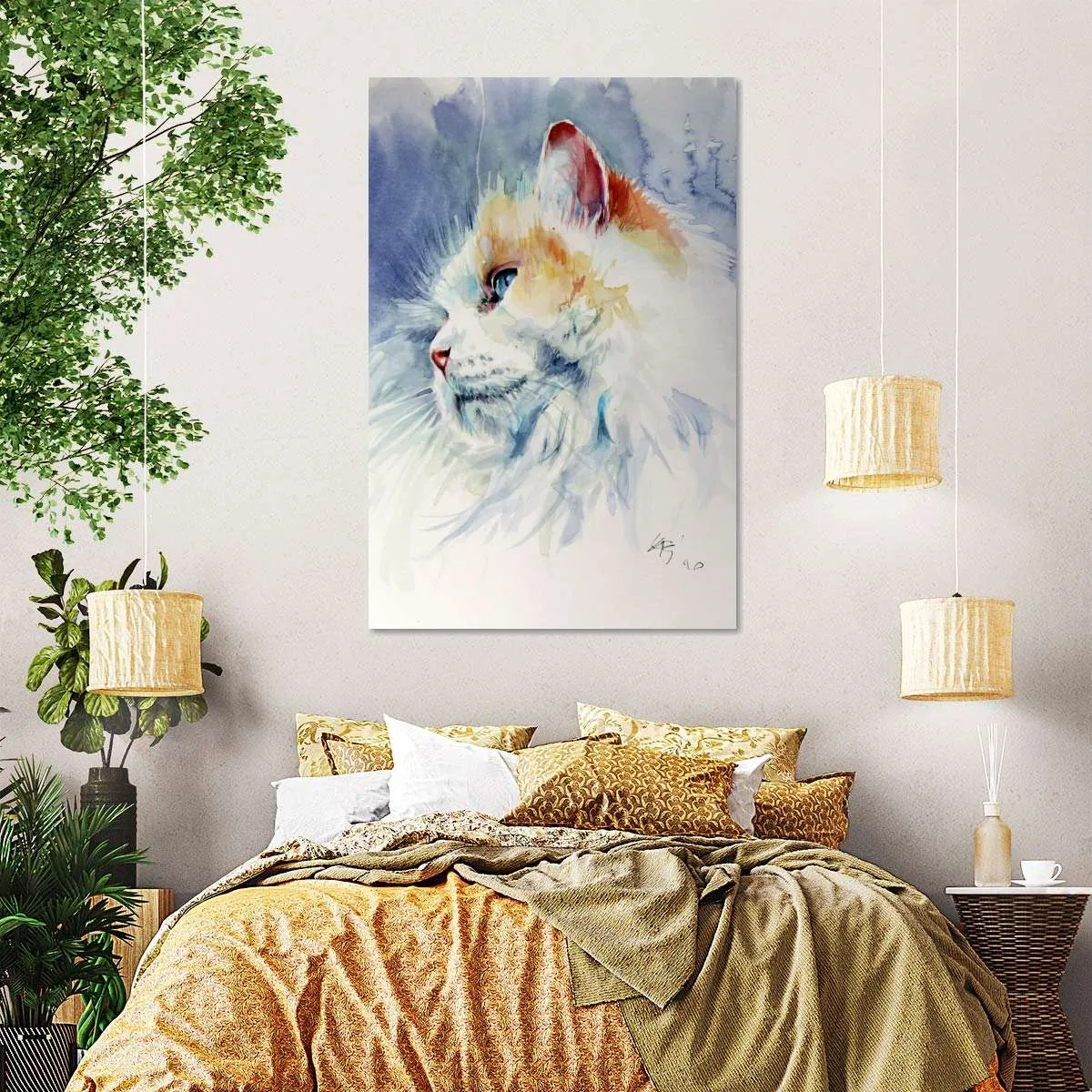 A Cat Portrait II Wall Art