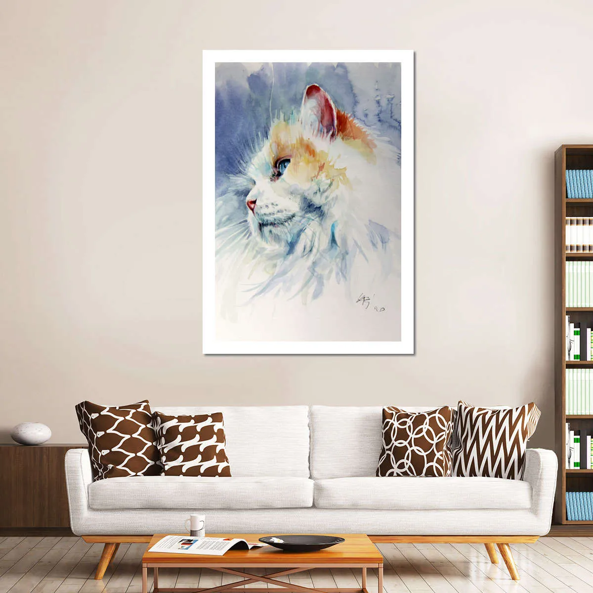 A Cat Portrait II Wall Art