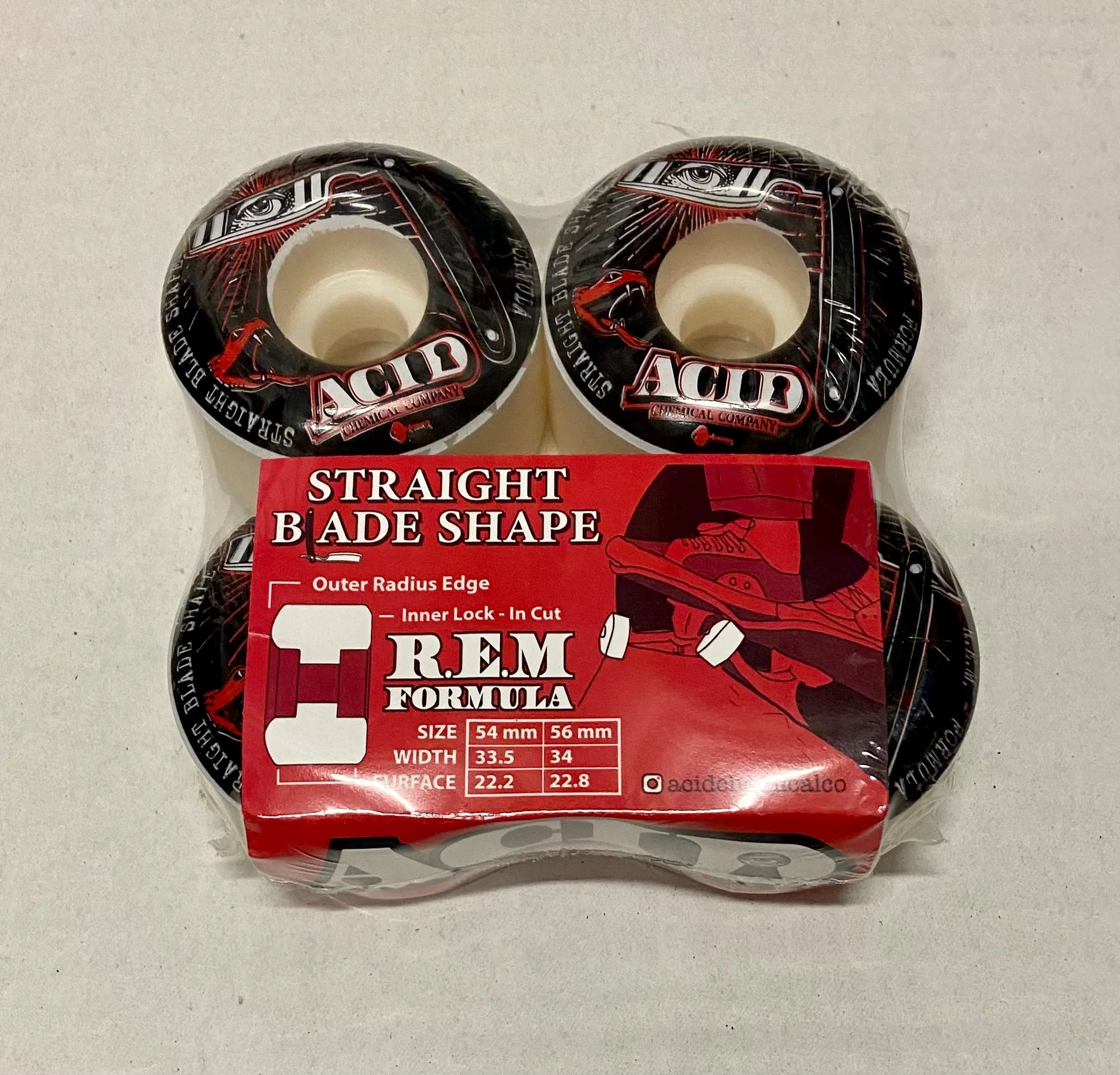 Acid Chemical Co Straight Blade Wheels