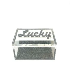 Acrylic Lucky Silver Box