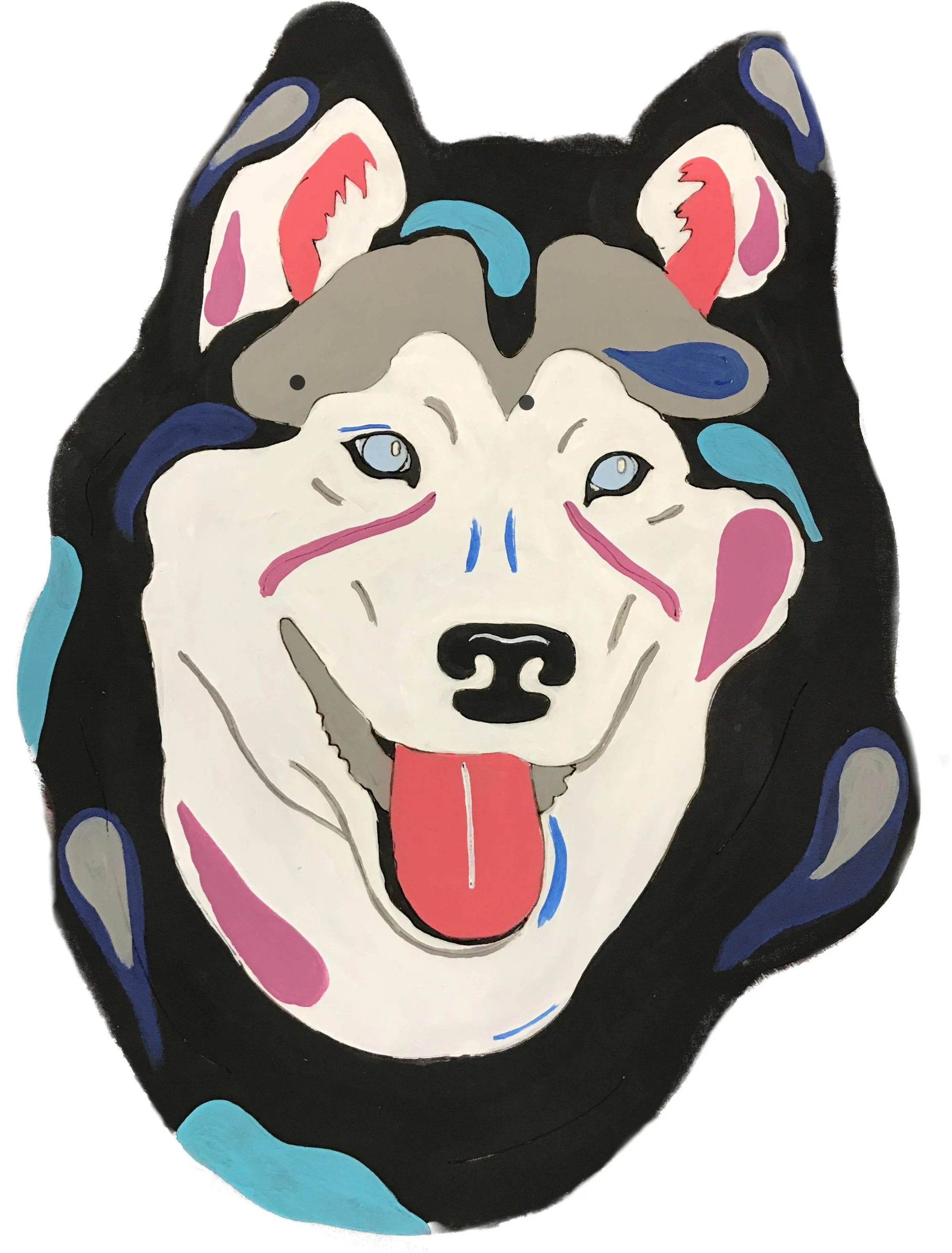 Alaskan Malamute-DIY Pop Art Paint Kit