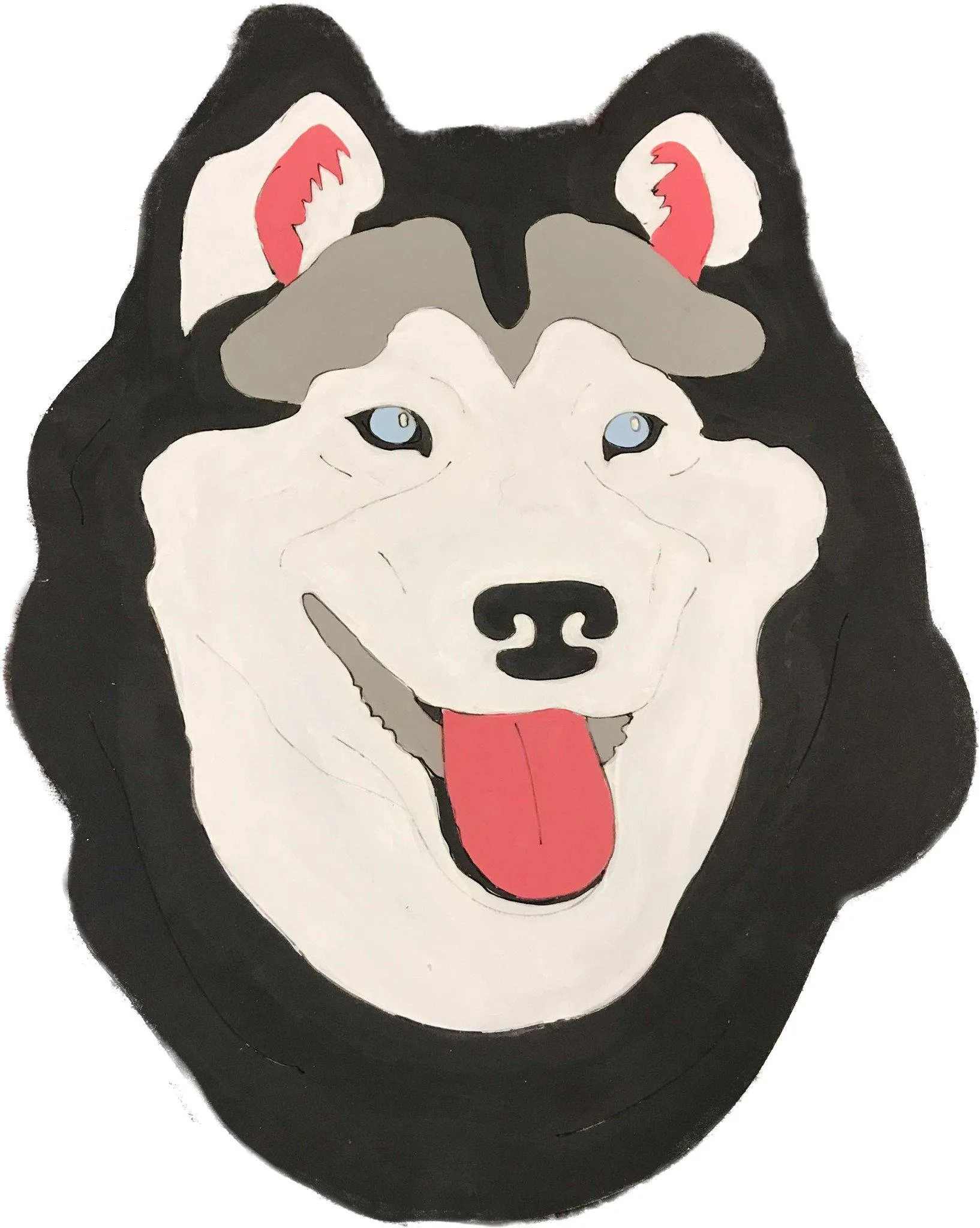 Alaskan Malamute-DIY Pop Art Paint Kit