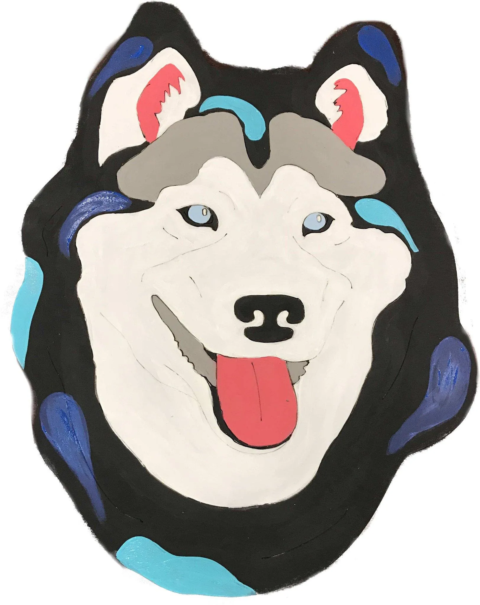 Alaskan Malamute-DIY Pop Art Paint Kit