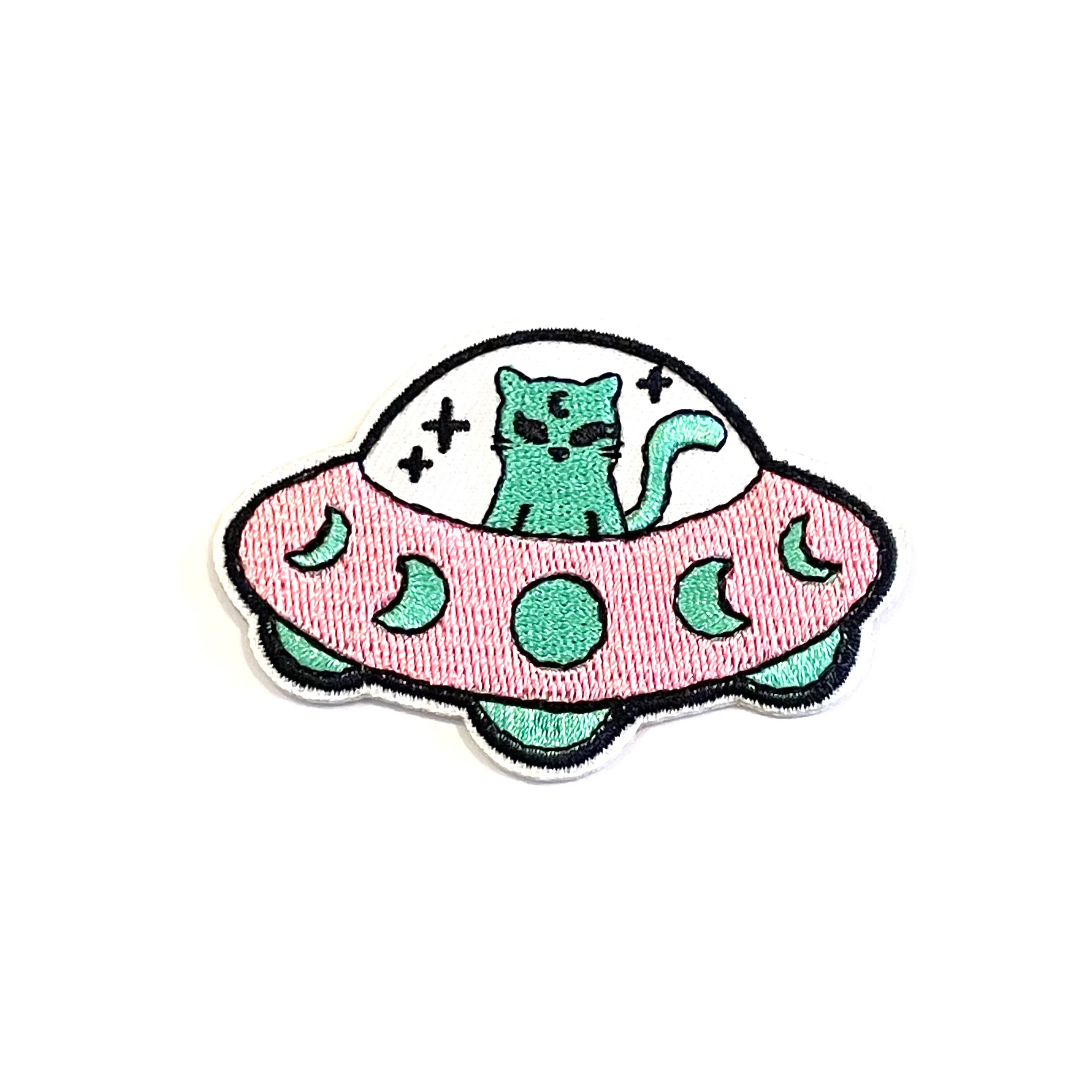 Alien Cat Ship Patch