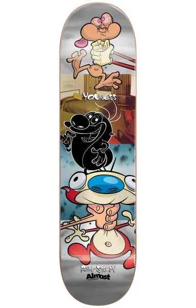 Almost Youness Ren & Stimpy Room Mate R7 Deck - 8.25