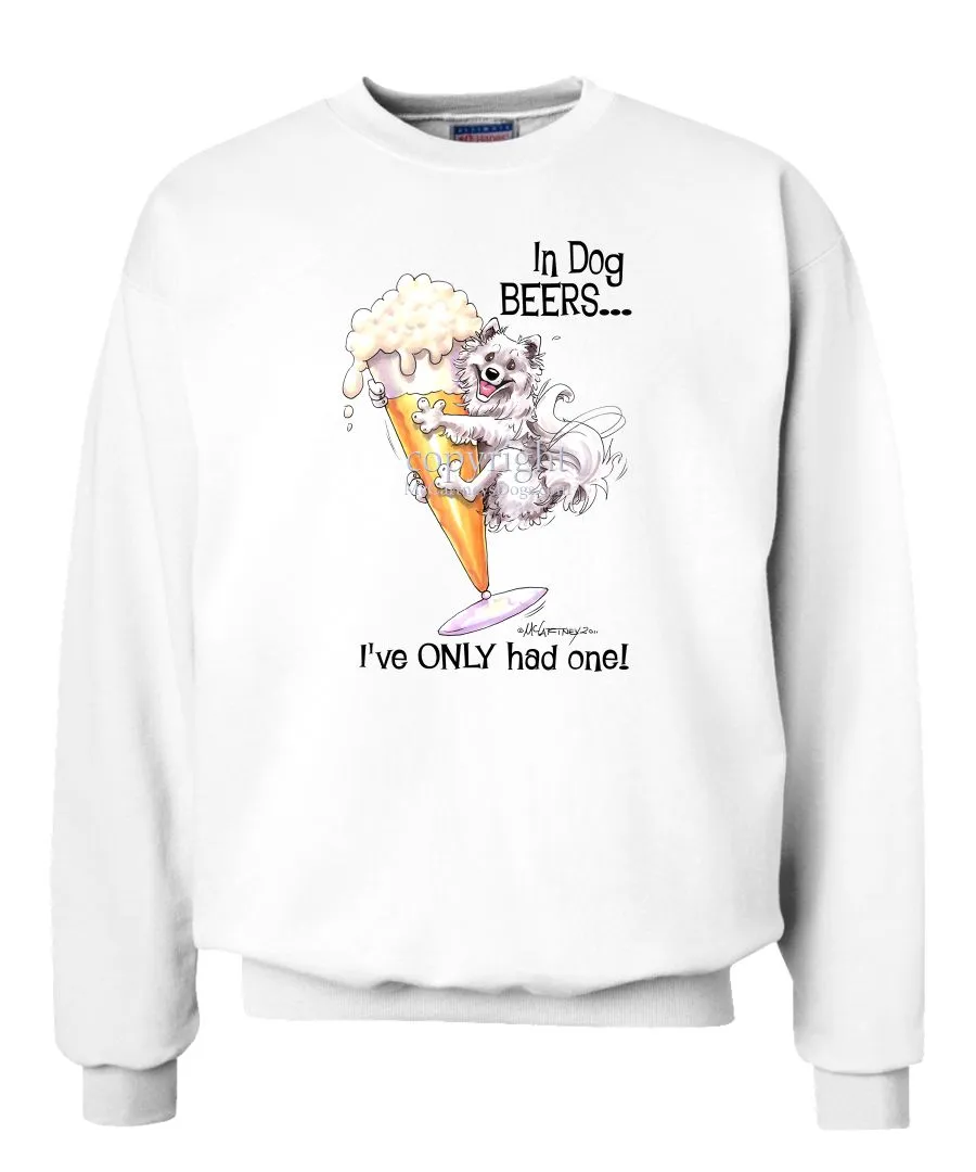 American Eskimo Dog - Dog Beers - Sweatshirt