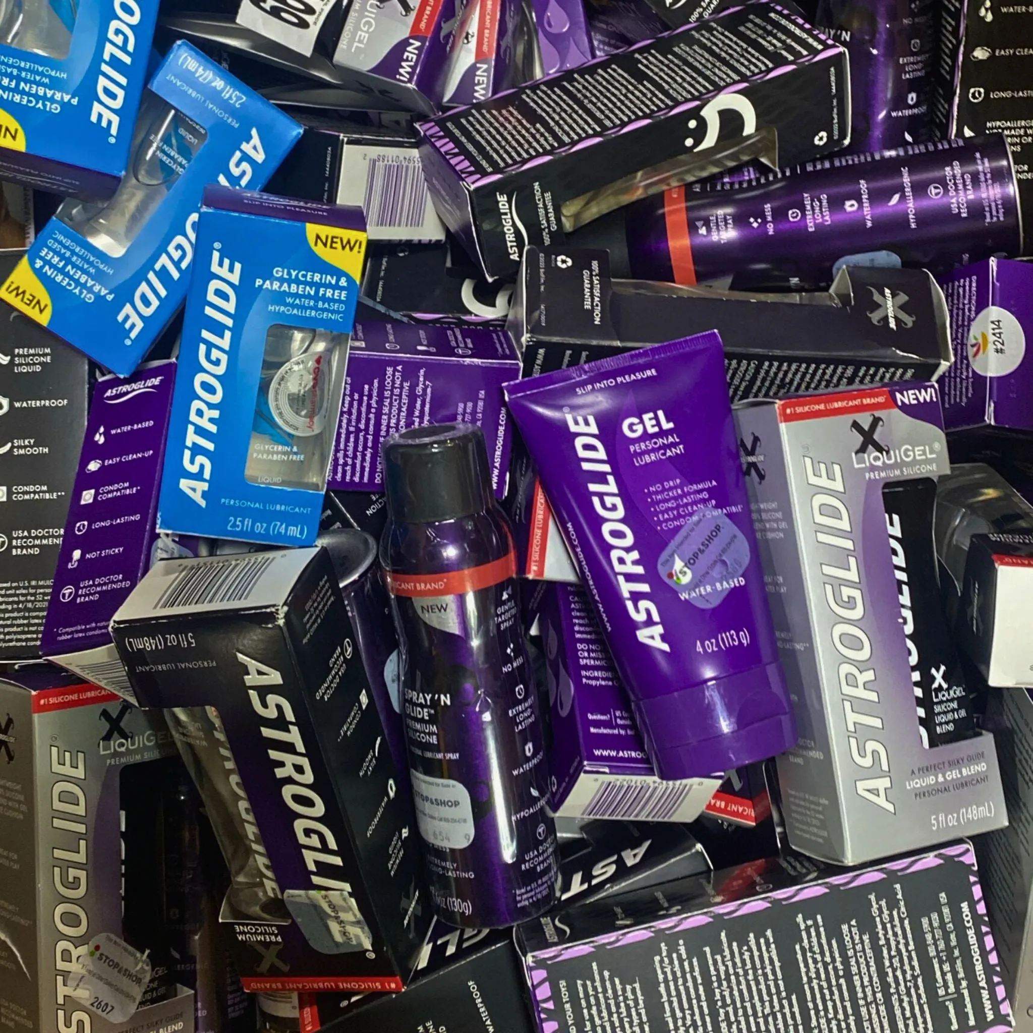 Astroglide Lubricant Mix (70 Pcs Lot)