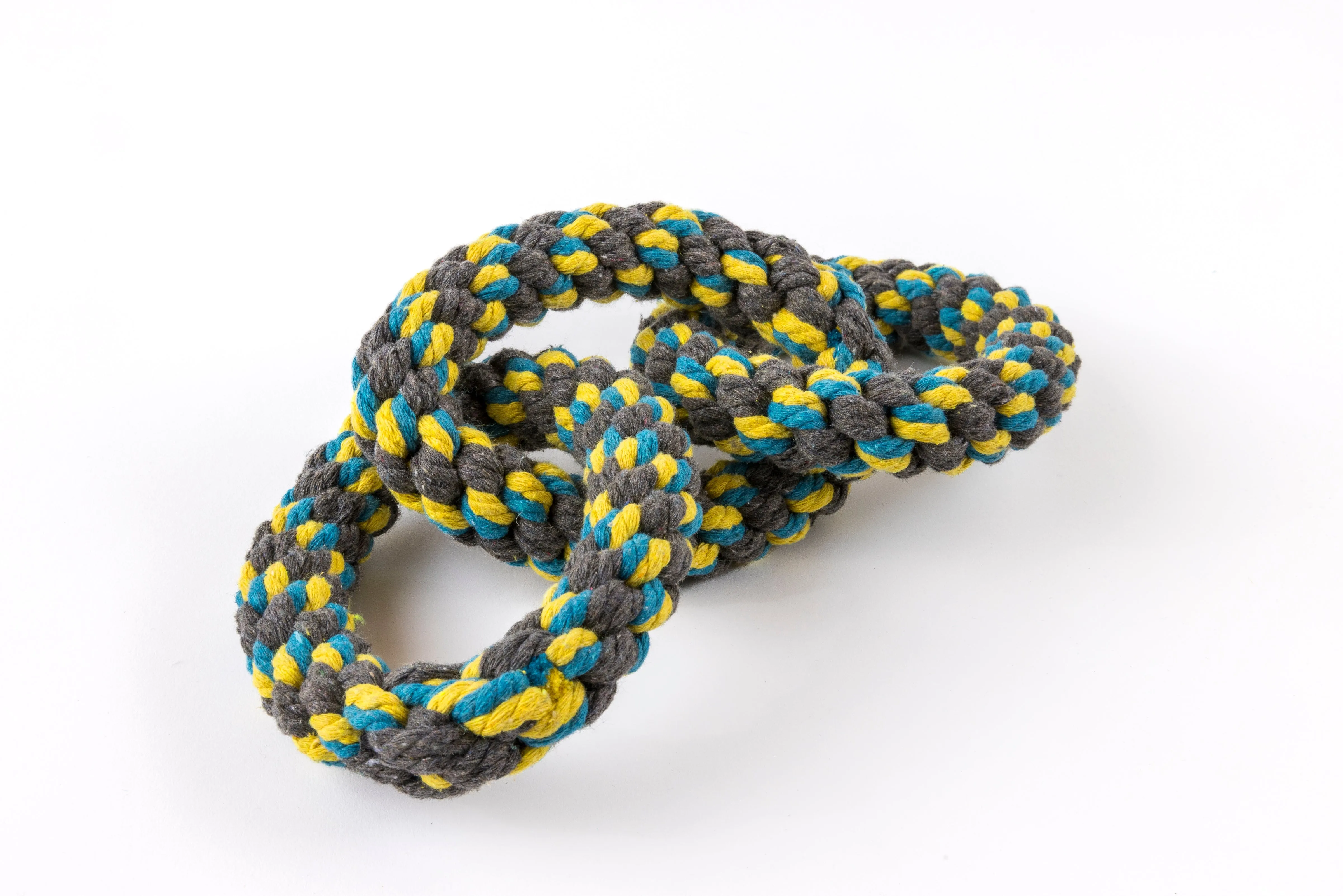 Attachment Theory 3 Ring Rope Toy for Dogs