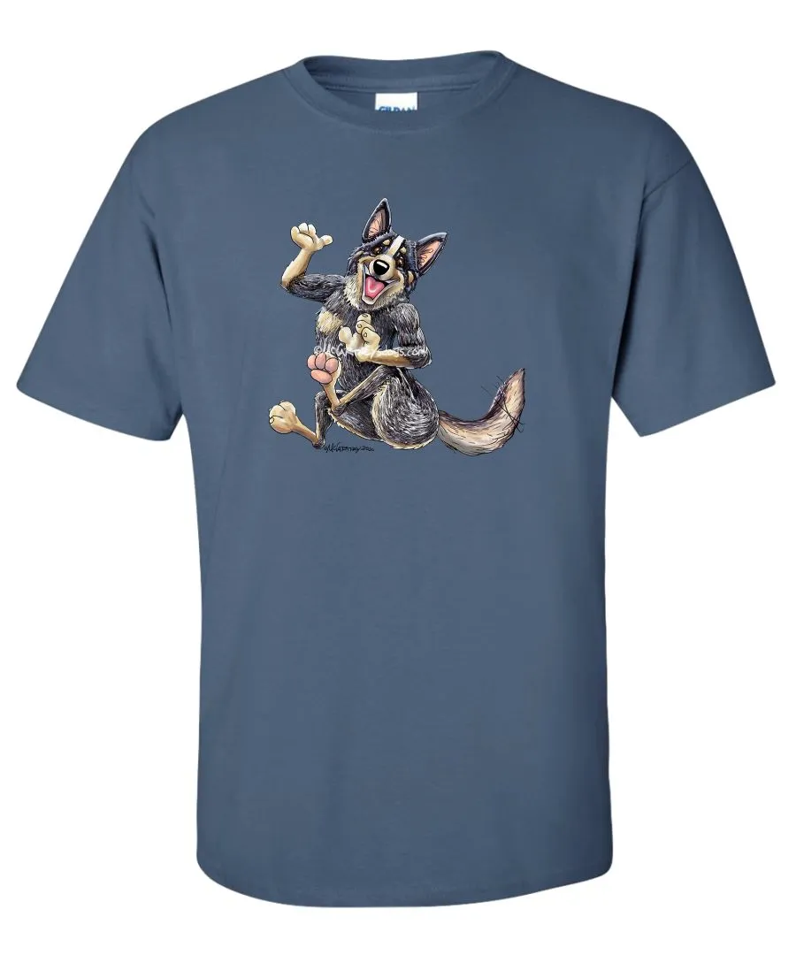 Australian Cattle Dog - Waving - Mike's Faves - T-Shirt