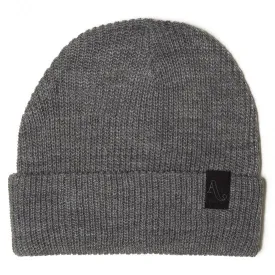 Autumn Headwear Simple Beanie - Heather Grey