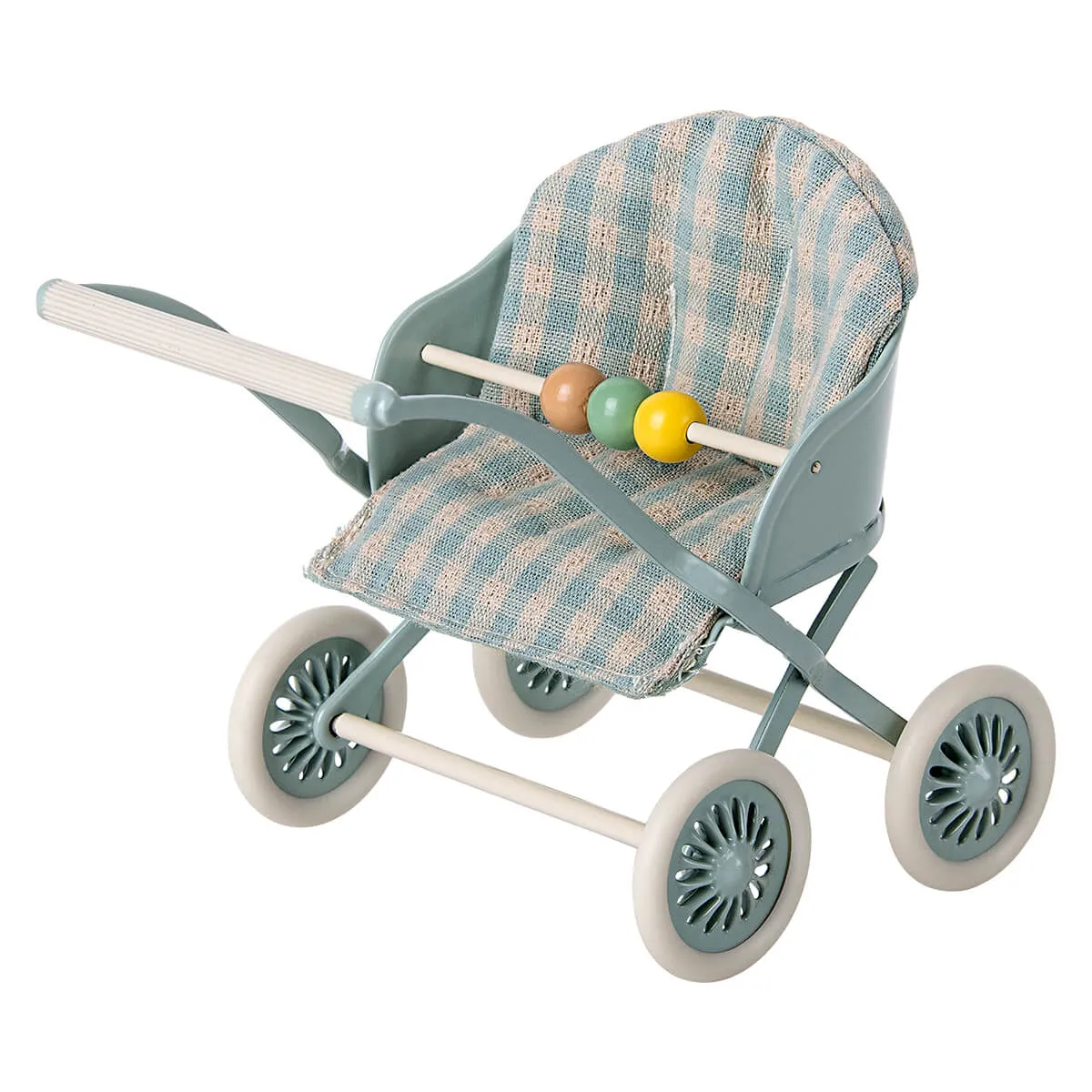 Baby Mice Stroller in Mint by Maileg