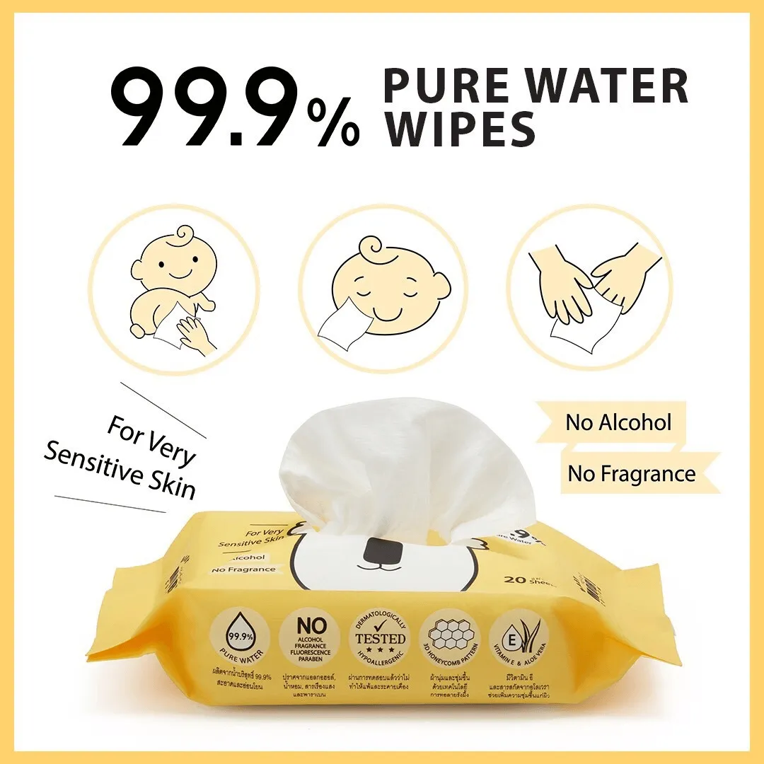 Baby Moby 99.9% Pure Water Wipes