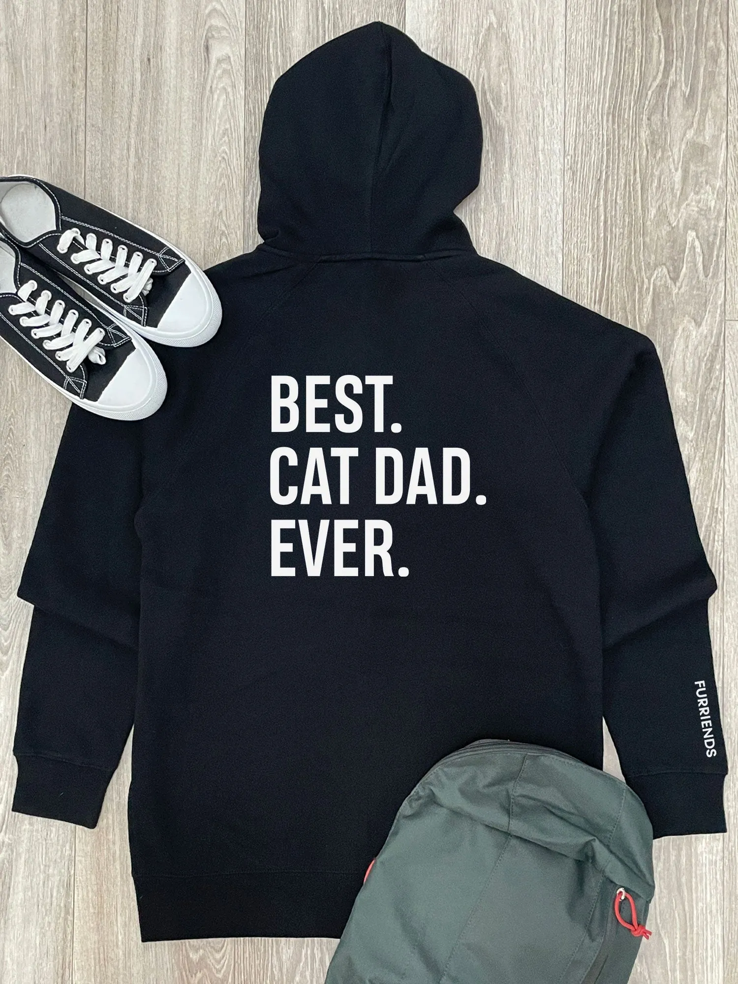 Best. Cat Dad. Ever. Zip Front Hoodie