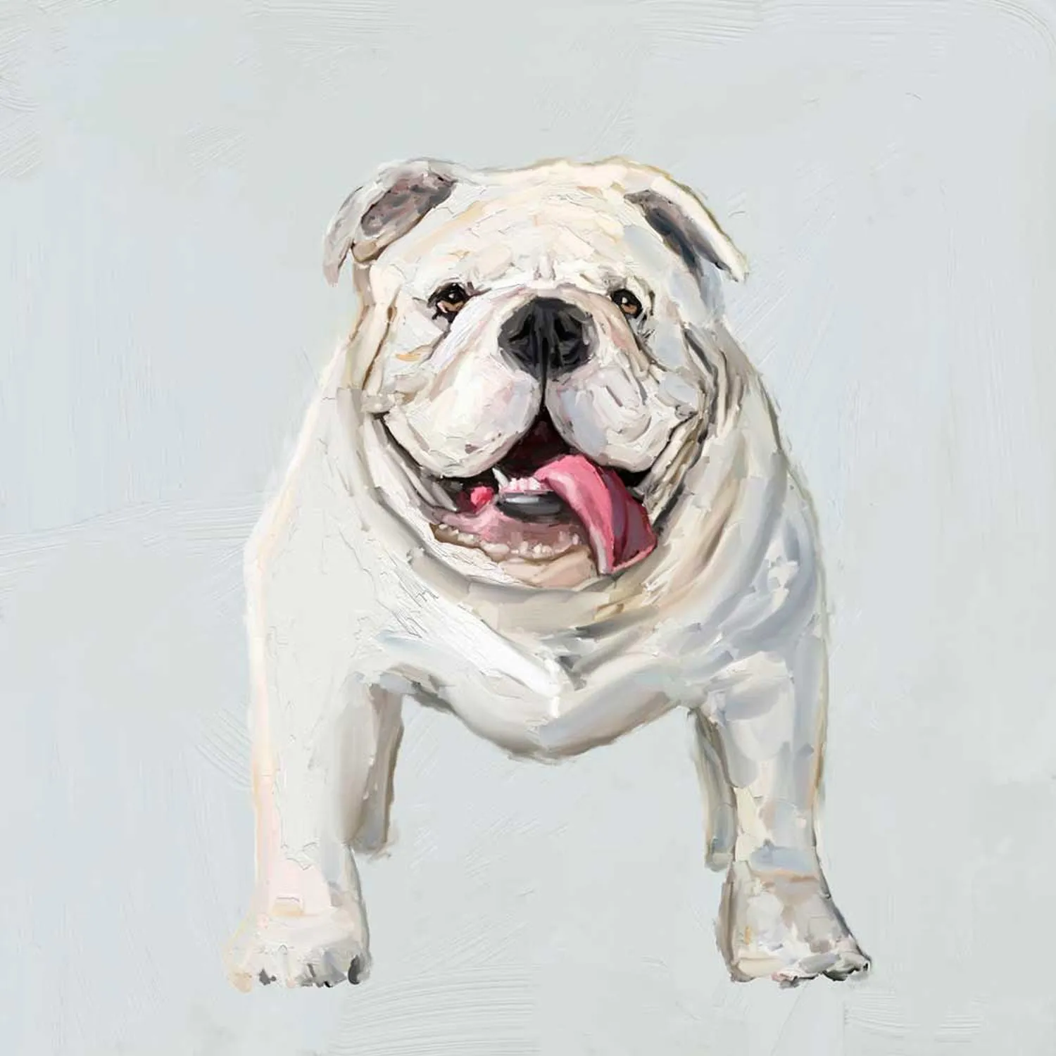 Best Friend - Good Boy Bulldog Canvas Wall Art