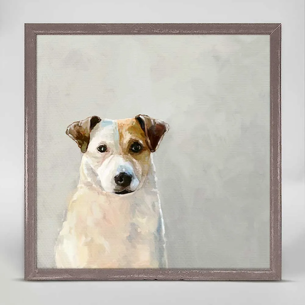 Best Friend - Good Boy Jackson Mini Framed Canvas