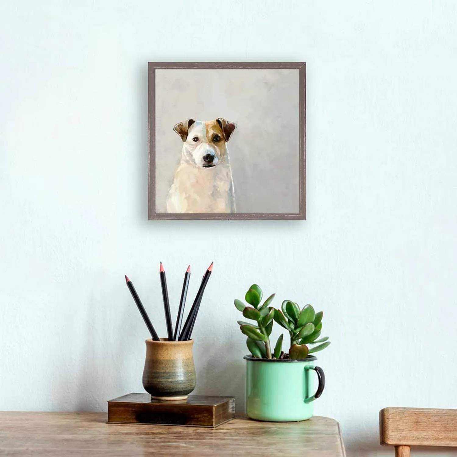 Best Friend - Good Boy Jackson Mini Framed Canvas