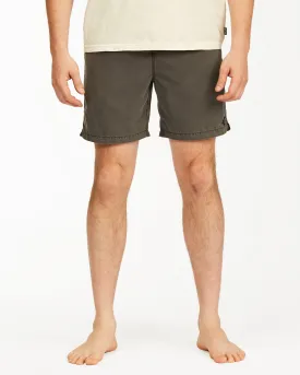 Billabong All Day Overdye Layback Boarshort - Black