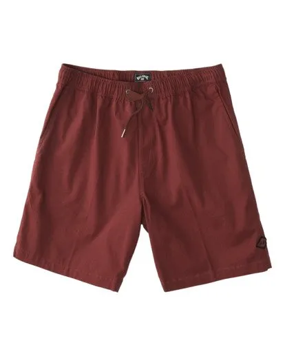 Billabong Layback Twill 18" Shorts - Brick