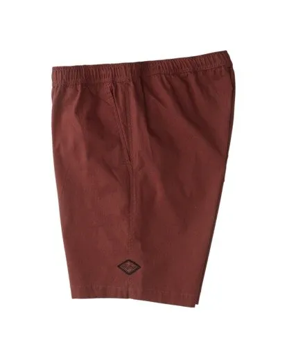 Billabong Layback Twill 18" Shorts - Brick