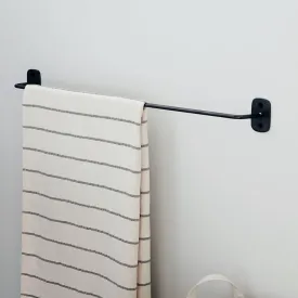 Black Antiqued Towel Rail 60cm