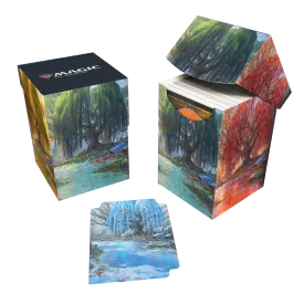 Bloomburrow Season Lands: Three Tree City (Summer) 100  Deck Box® Multi for Magic: The Gathering