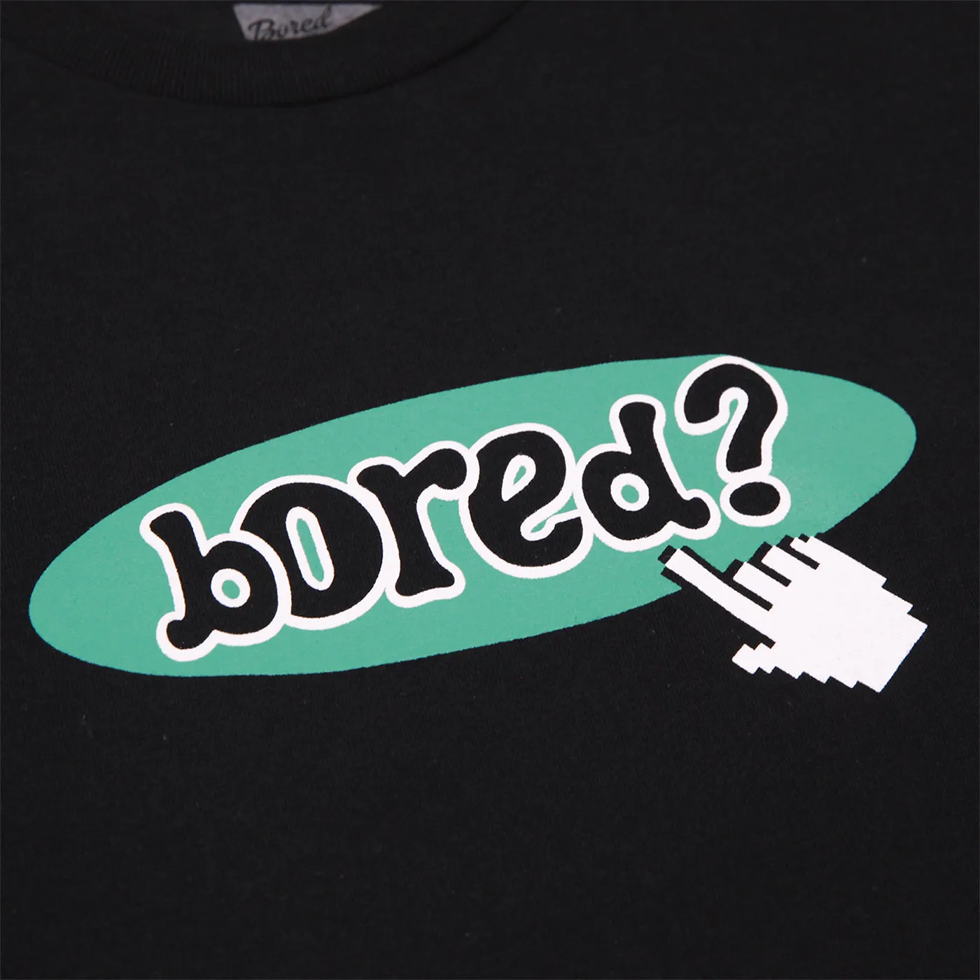 Bored of Southsea Pointer T Shirt - Black