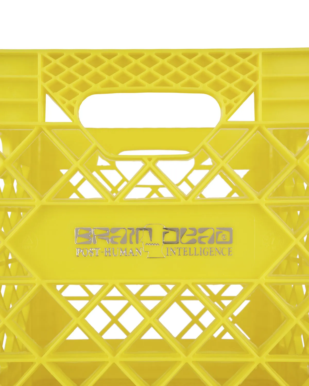 Brain Dead Post Human Record Crates - Yellow